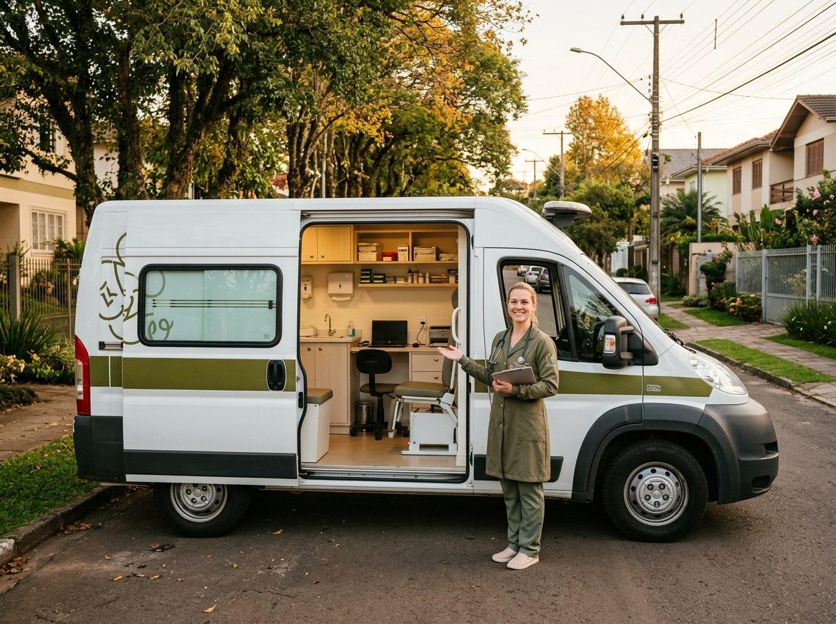 Pic Pic Móvel — veículo de vacinação itinerante da NH Vacinas